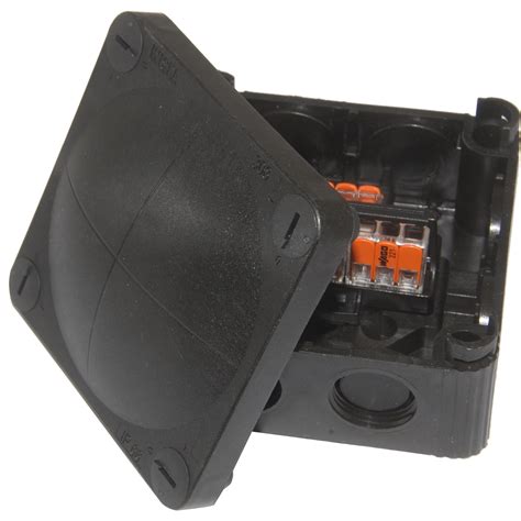 wiska 308 junction box|wiska black adaptable box.